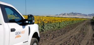 grow west truck on field